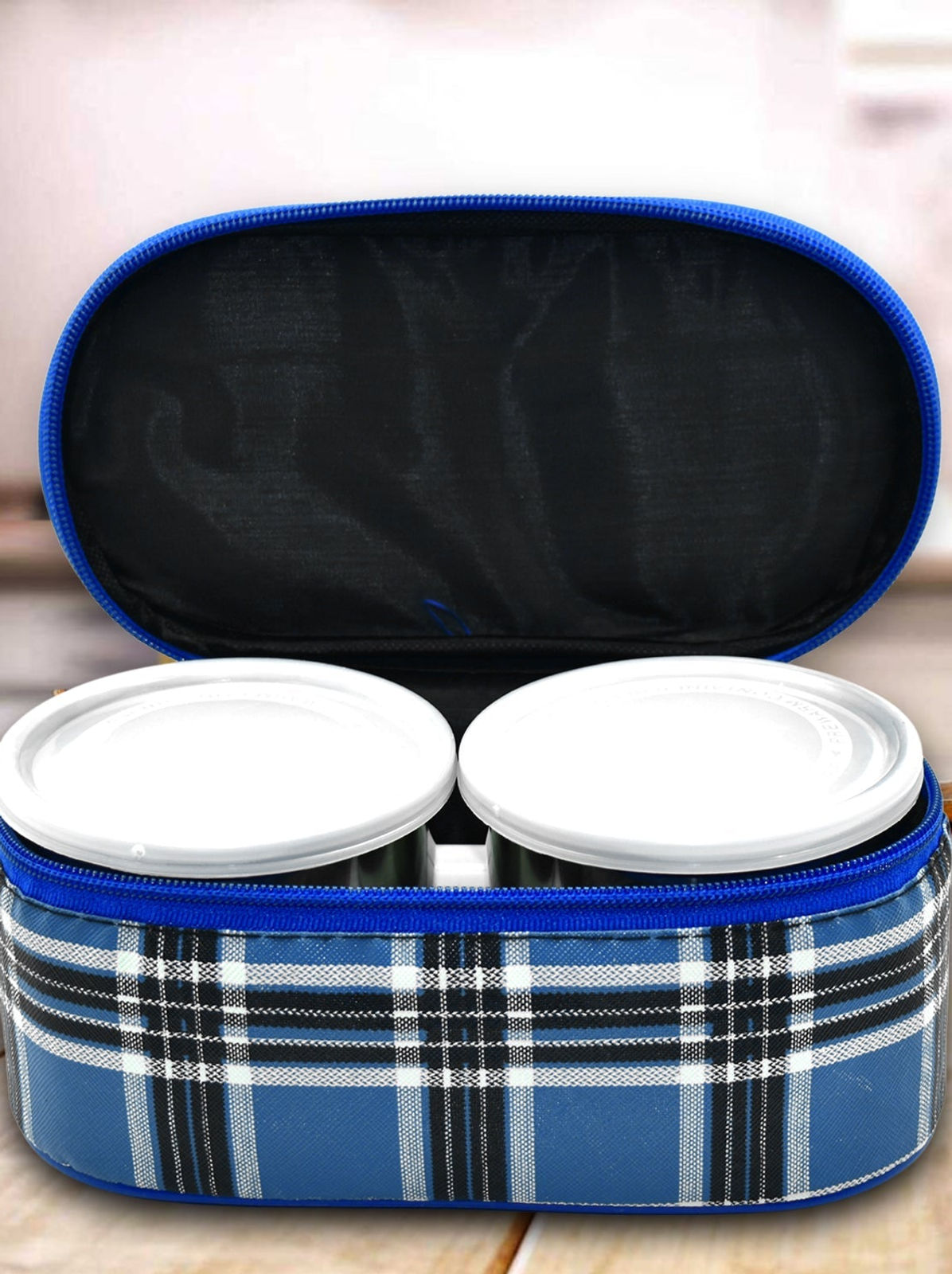 Set of 3 Corporate Lunch Stainless Steel Containers