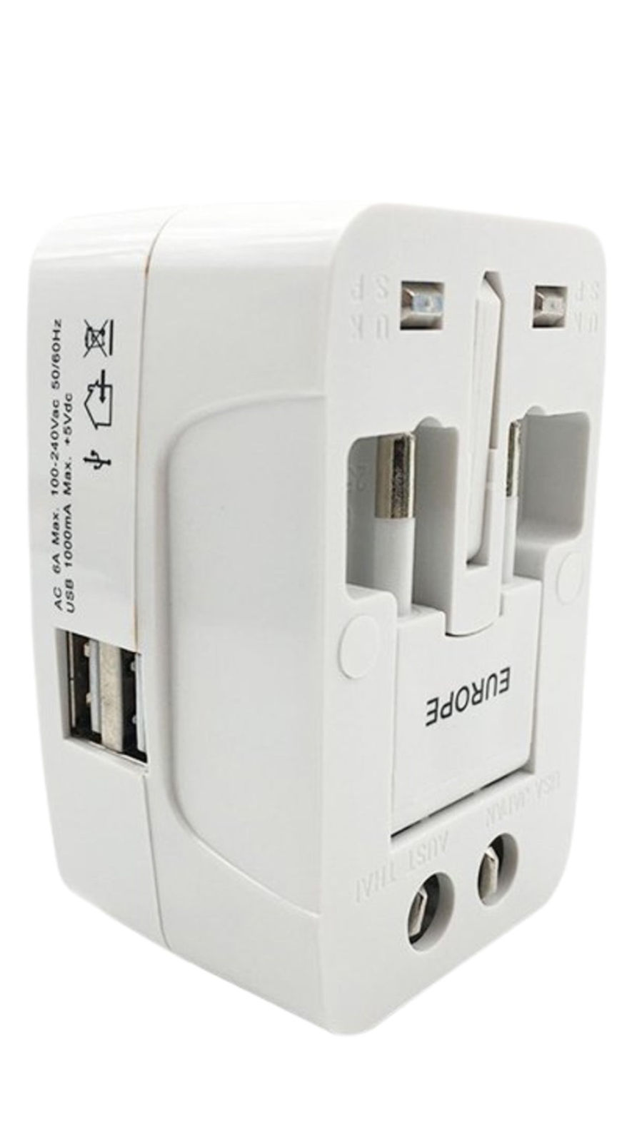All-in-One Universal Worldwide Travelling AC Adaptor Plug