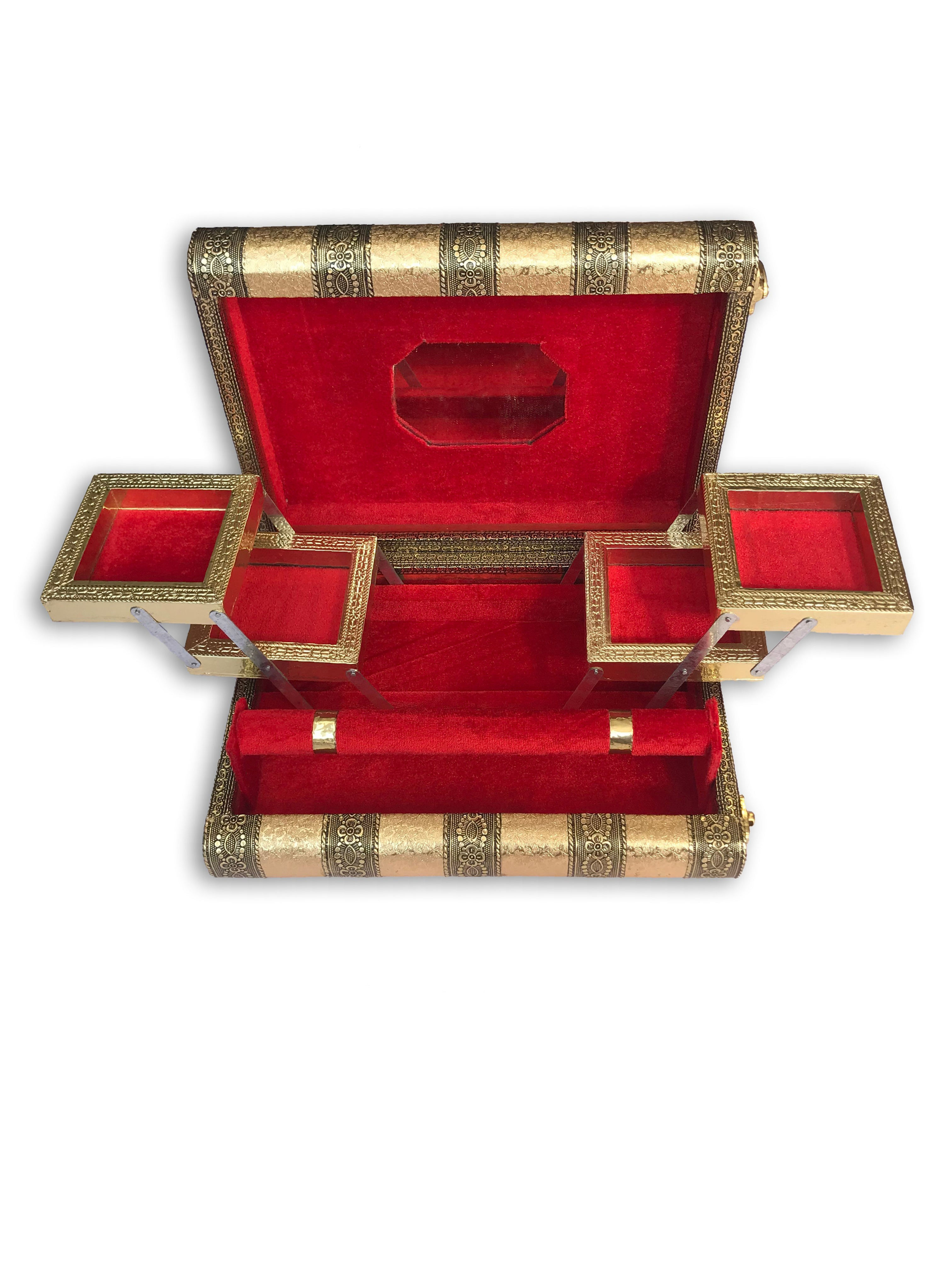 Jewelry Storage Box Organizer for Necklace, Earrings, Bangles