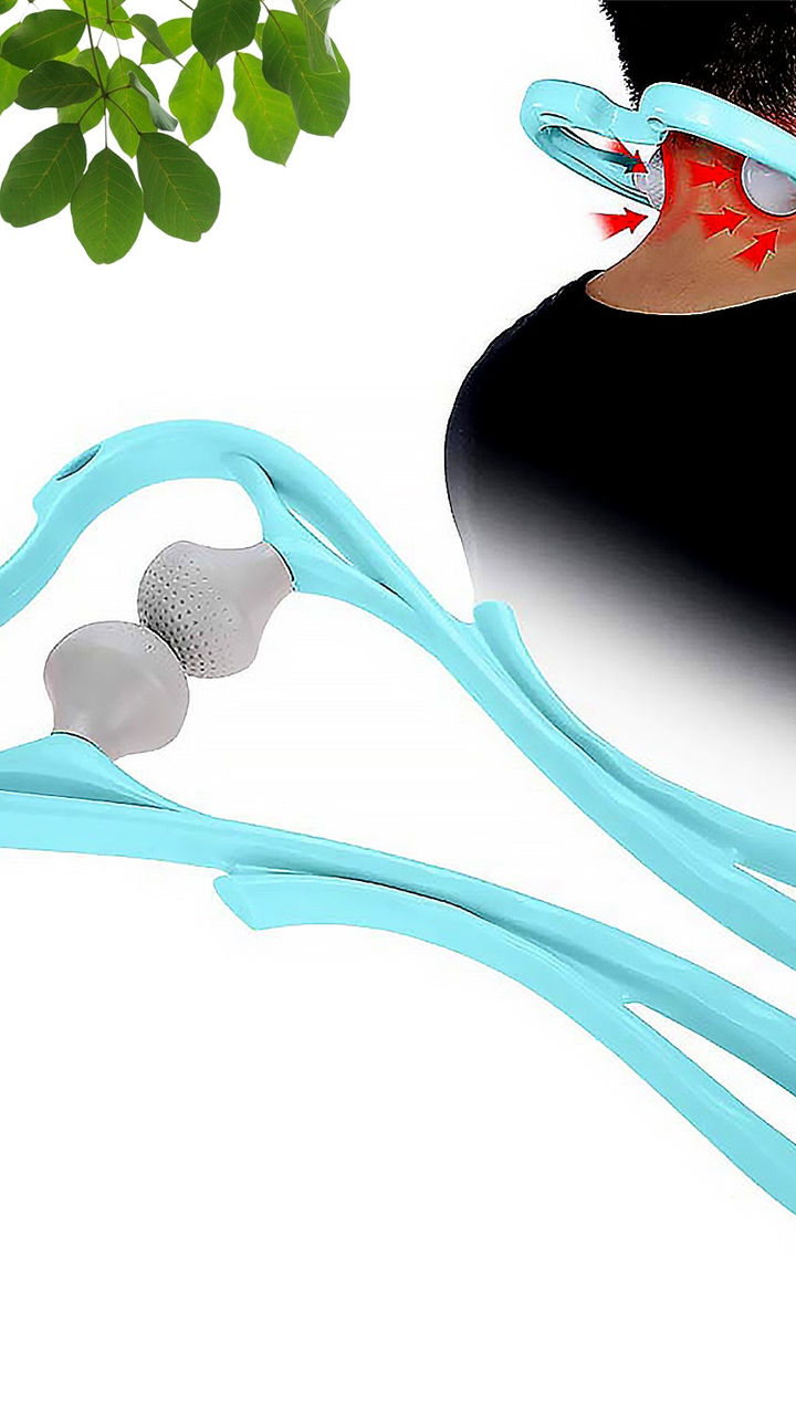 Neck Shoulder Massager, 33×18 cm Portable Relieving the Back for Men