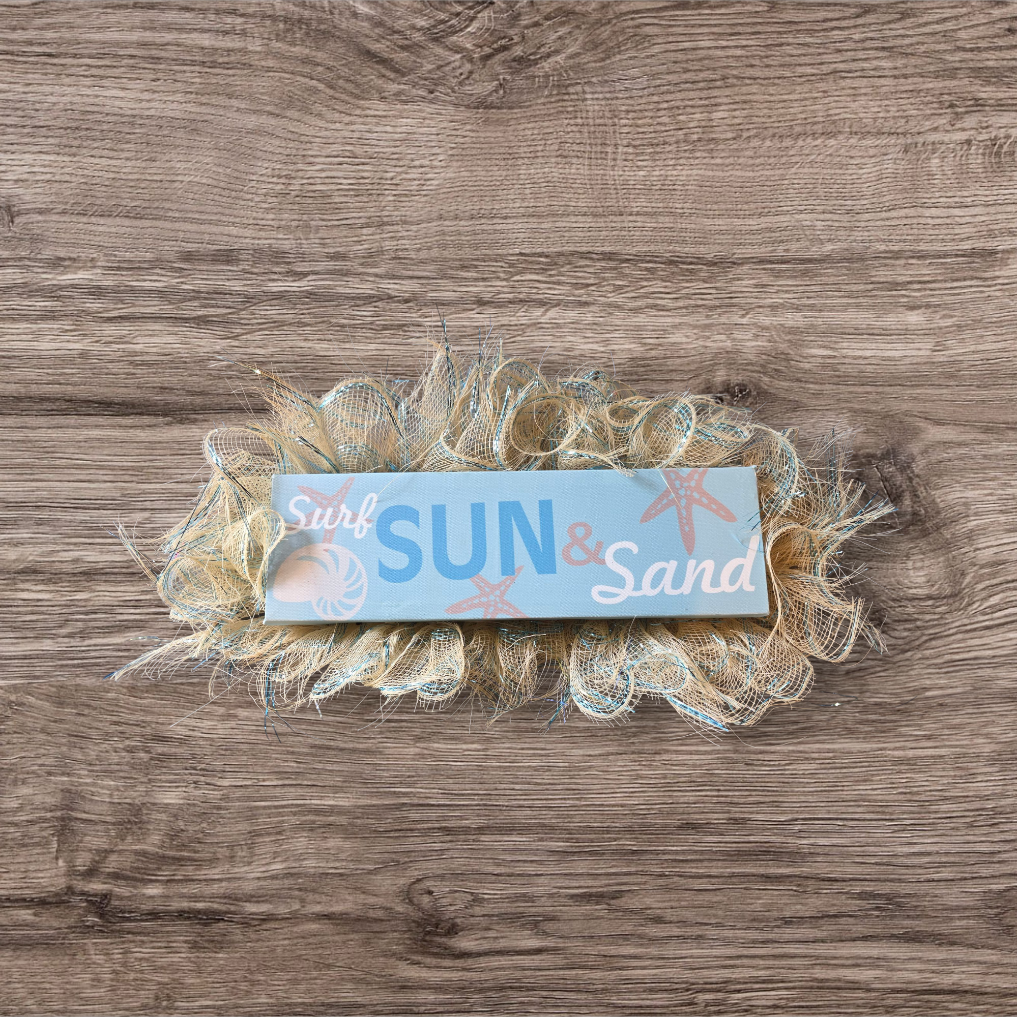 Surf Sun and Sand Wreath