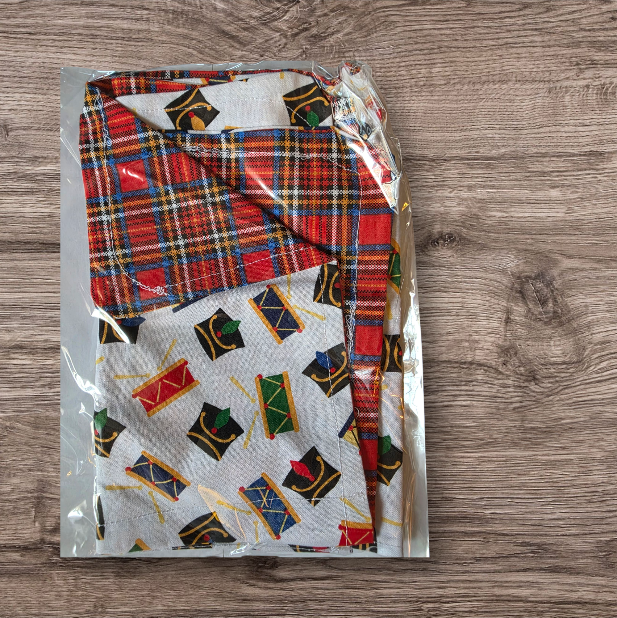 Plaid Nutcracker Christmas Cloth Napkin