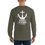 Thumbnail: Saved & Sober Solid White Chest & Back Design Men’s Long Sleeve Shirt