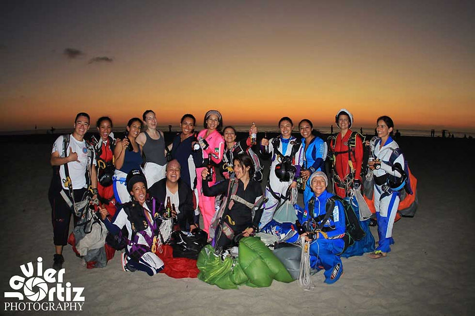 Record Femenil Paracaidismo