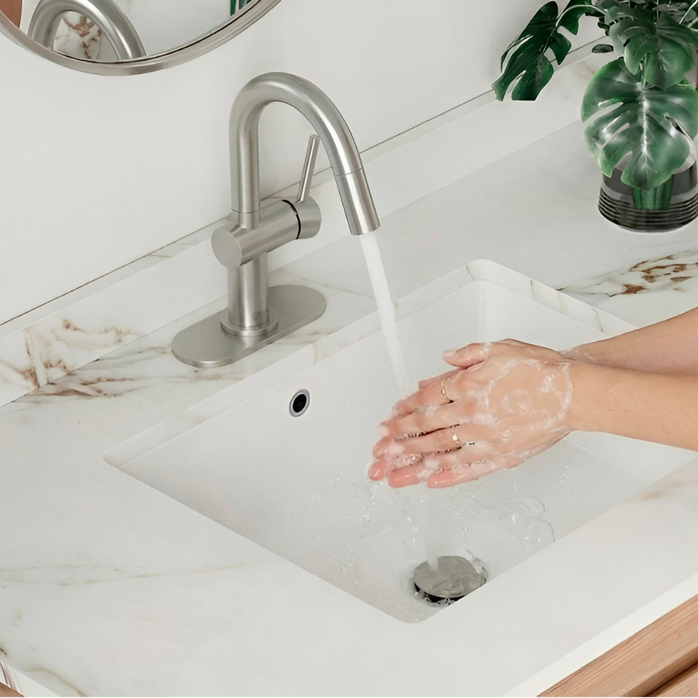 Thumbnail: STYLISH Single Handle Bathroom Faucet B-114S