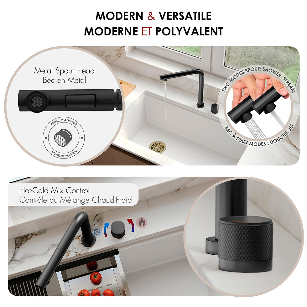 Miniature : STYLISH Lift Up Kitchen Faucet K-152N