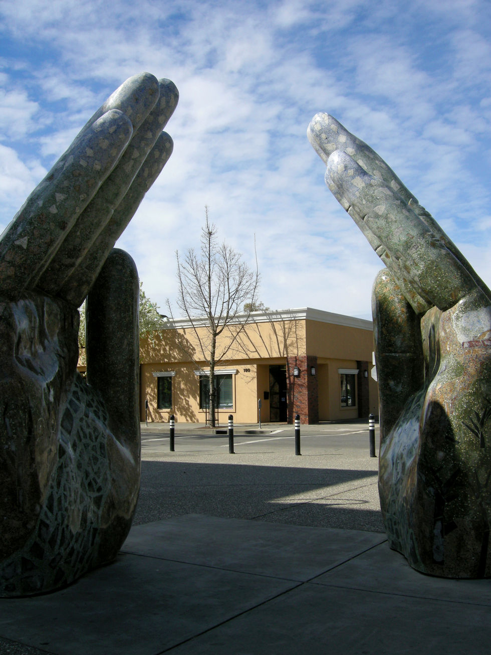 The Hand art installation