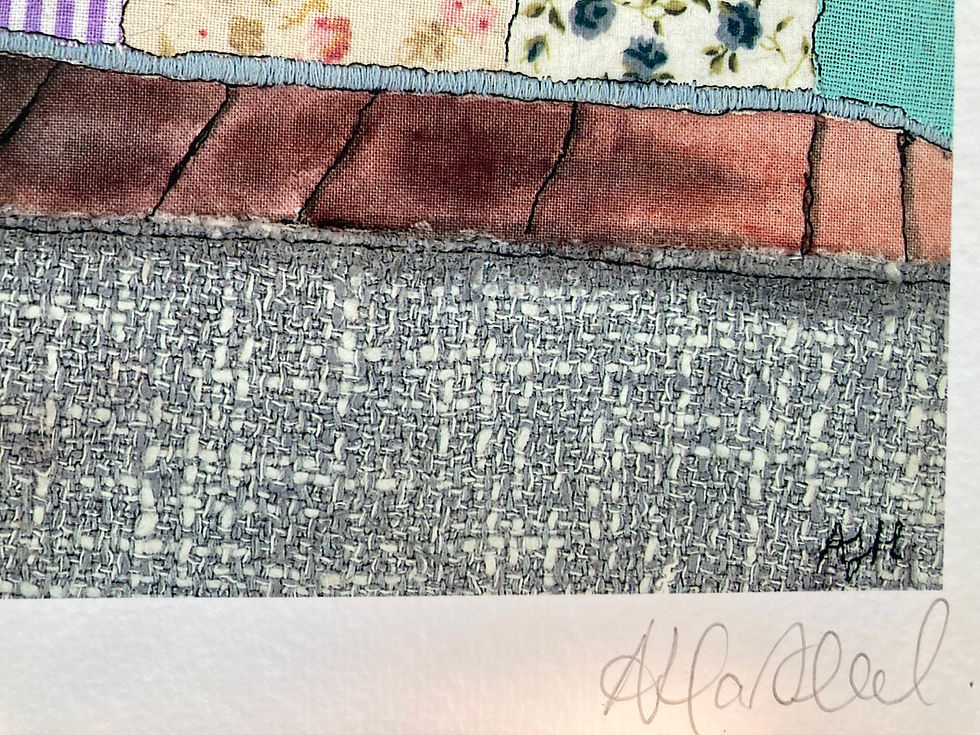 Thumbnail: 'The Patchwork Quilt' - Giclée Print