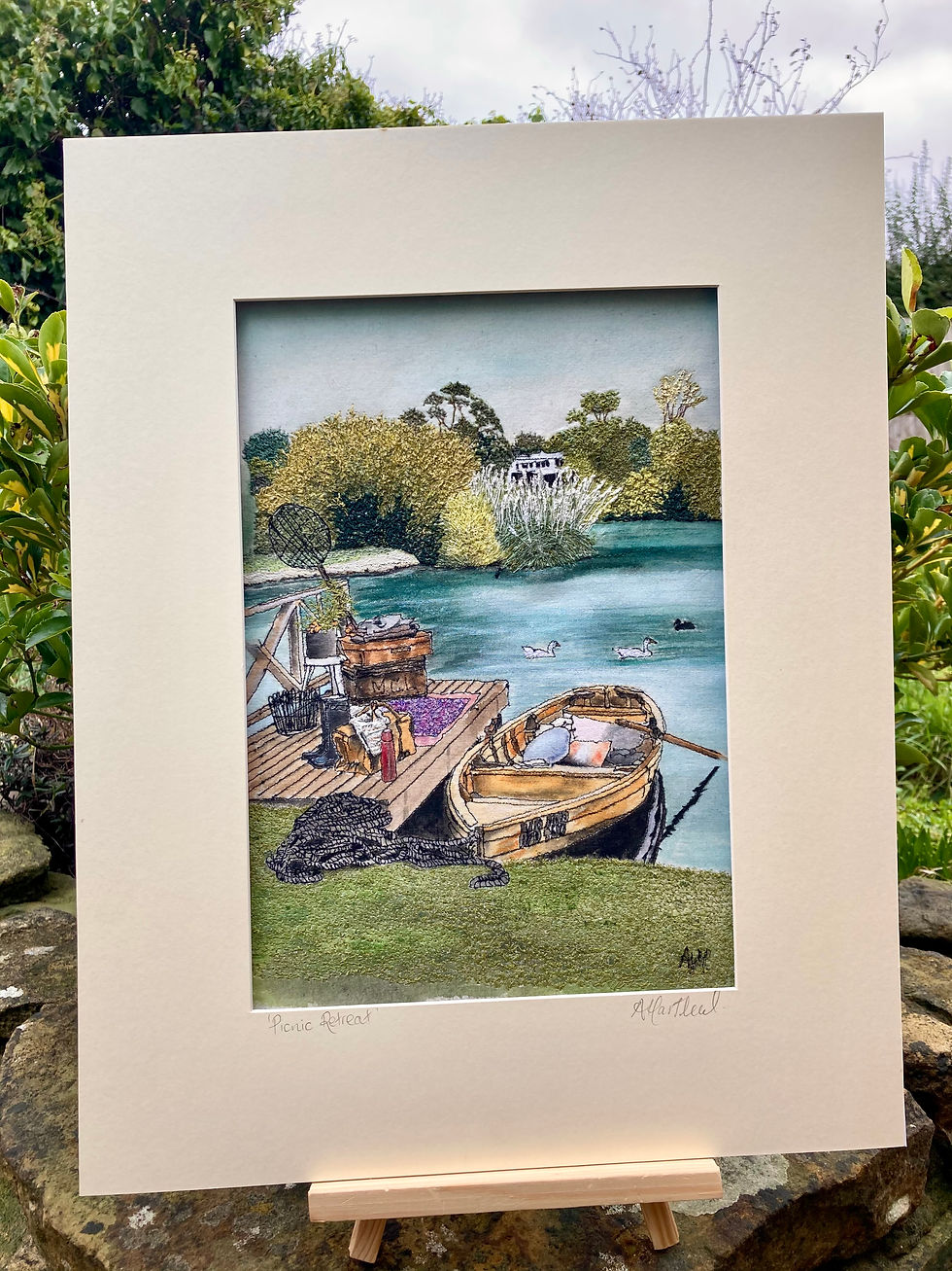 Thumbnail: 'Picnic Retreat'  -  Original Artwork