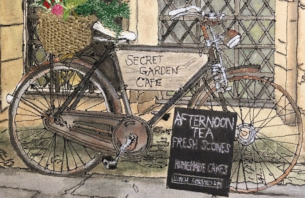 Thumbnail: 'Secret Garden Café'  -  Original Artwork