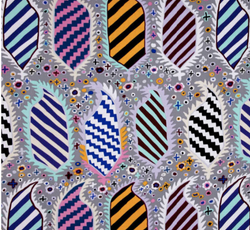 Striped Heraldic-Contrast