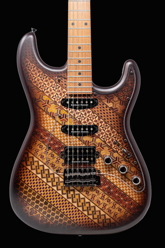 寄せ木アート　エレキギター　ハンドメイド　インテリア　銘木寄せ木 寄せ木アート エレキギター ハンドメイド インテリア 銘木寄せ木
