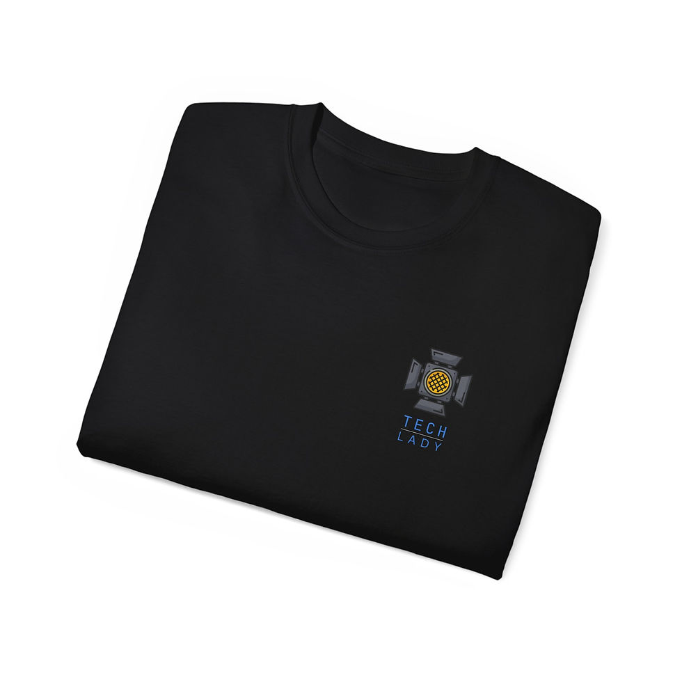 Thumbnail: Lighting Tech Lady Graphic Tee for Lighting Tech's