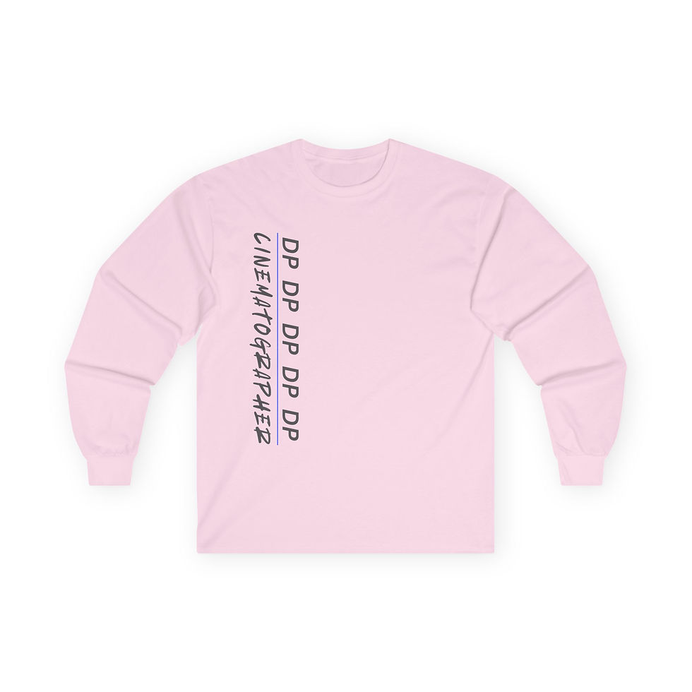 Thumbnail: "Director of Photography" BLUE Line subtle Long Sleeve shirt. Ultra Cotton 