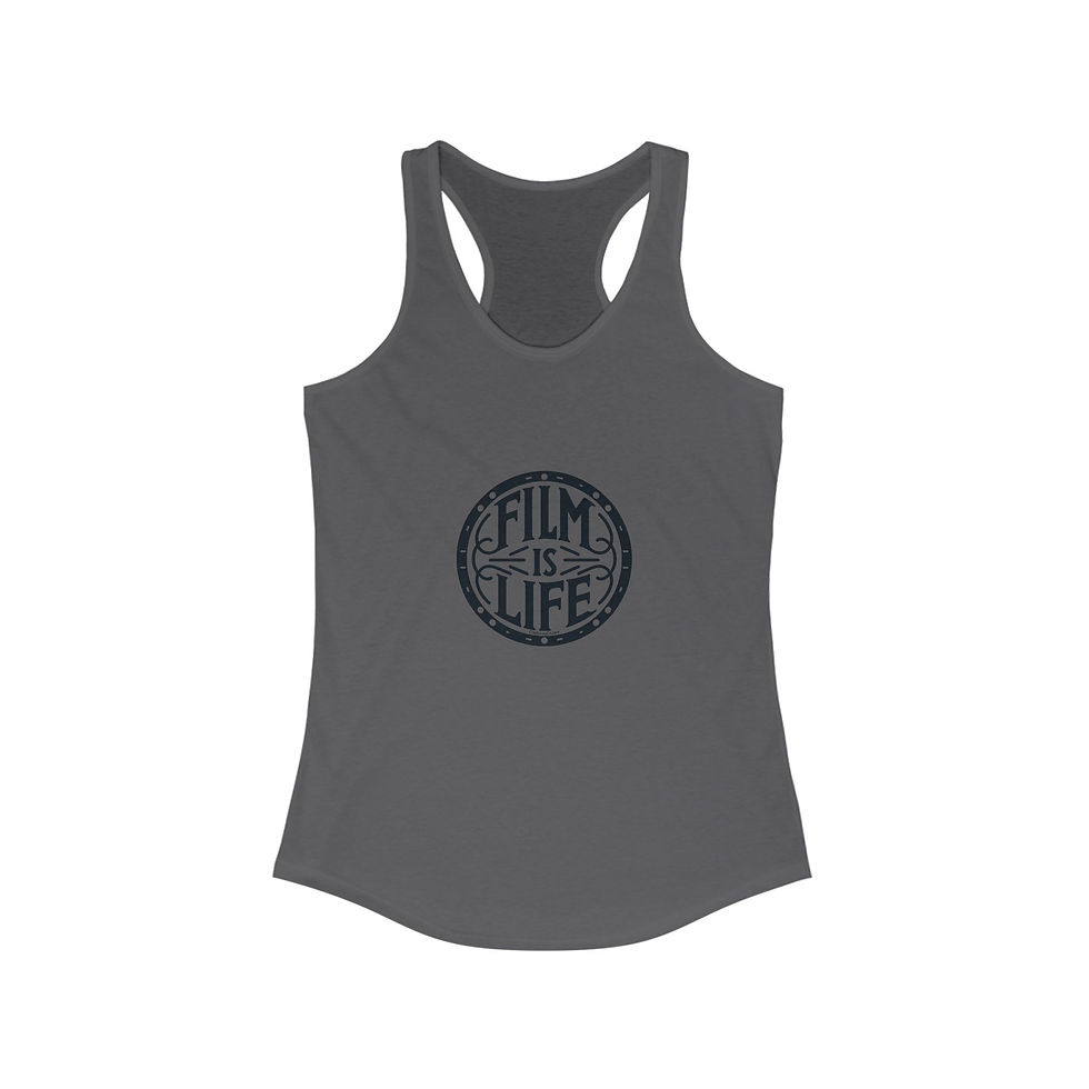 Thumbnail: Film is Life Racerback Tank, Women's Fitness Top. 7 Colors