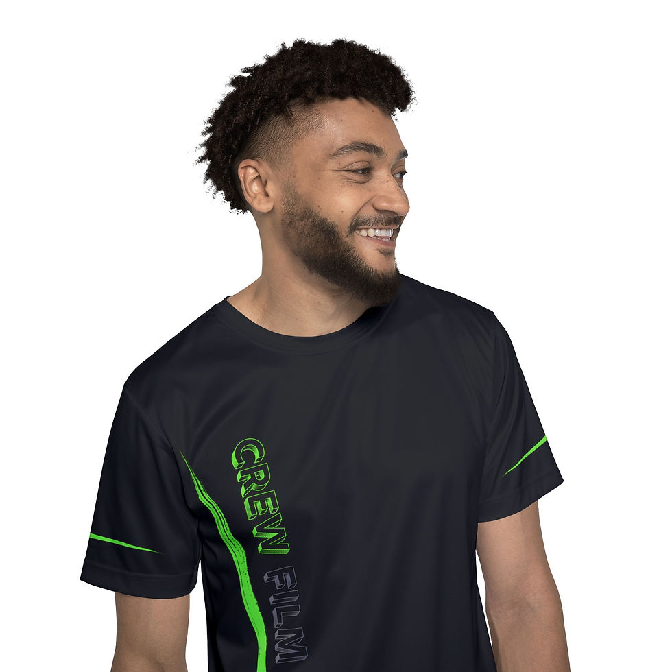 Thumbnail: GREEN LINE FILM CREW // Crew ID Line™  Short Sleeve Moisture Wicking Poly