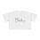 Thumbnail: "Brewducer" Women's Crop Tee, Cute Coffee Shirt.
