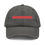 Thumbnail: "Red Line" A Camera Distressed Hat. Everyday Set Wear!