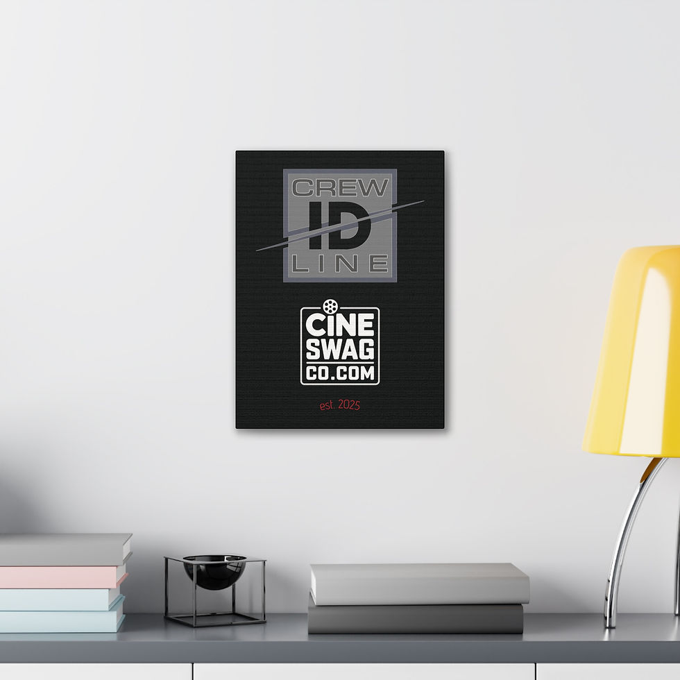 Thumbnail: Crew ID Line / CineSwagCo Canvas Print