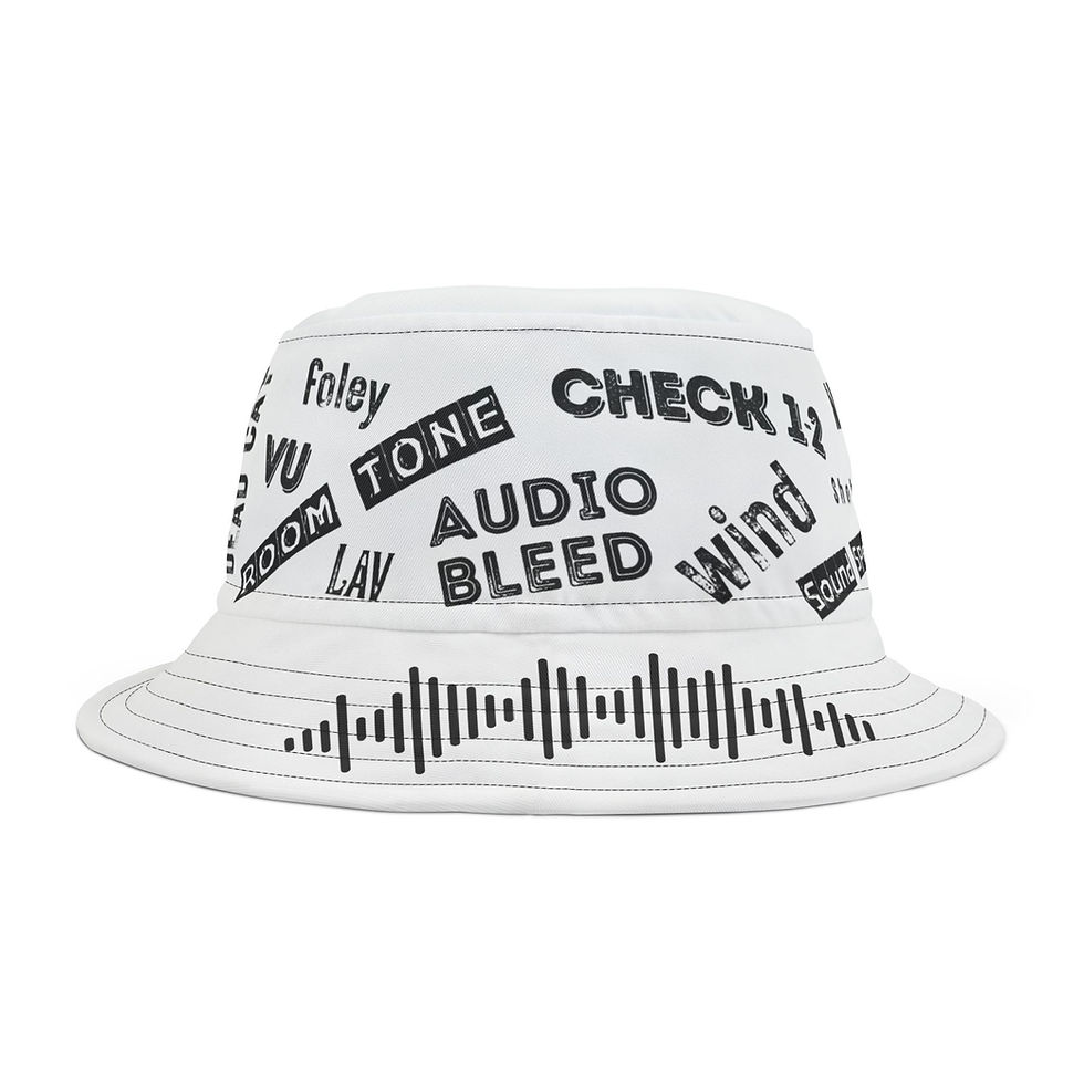 Thumbnail: Audio Engineer A1 A2 Bucket Hat - Word Print