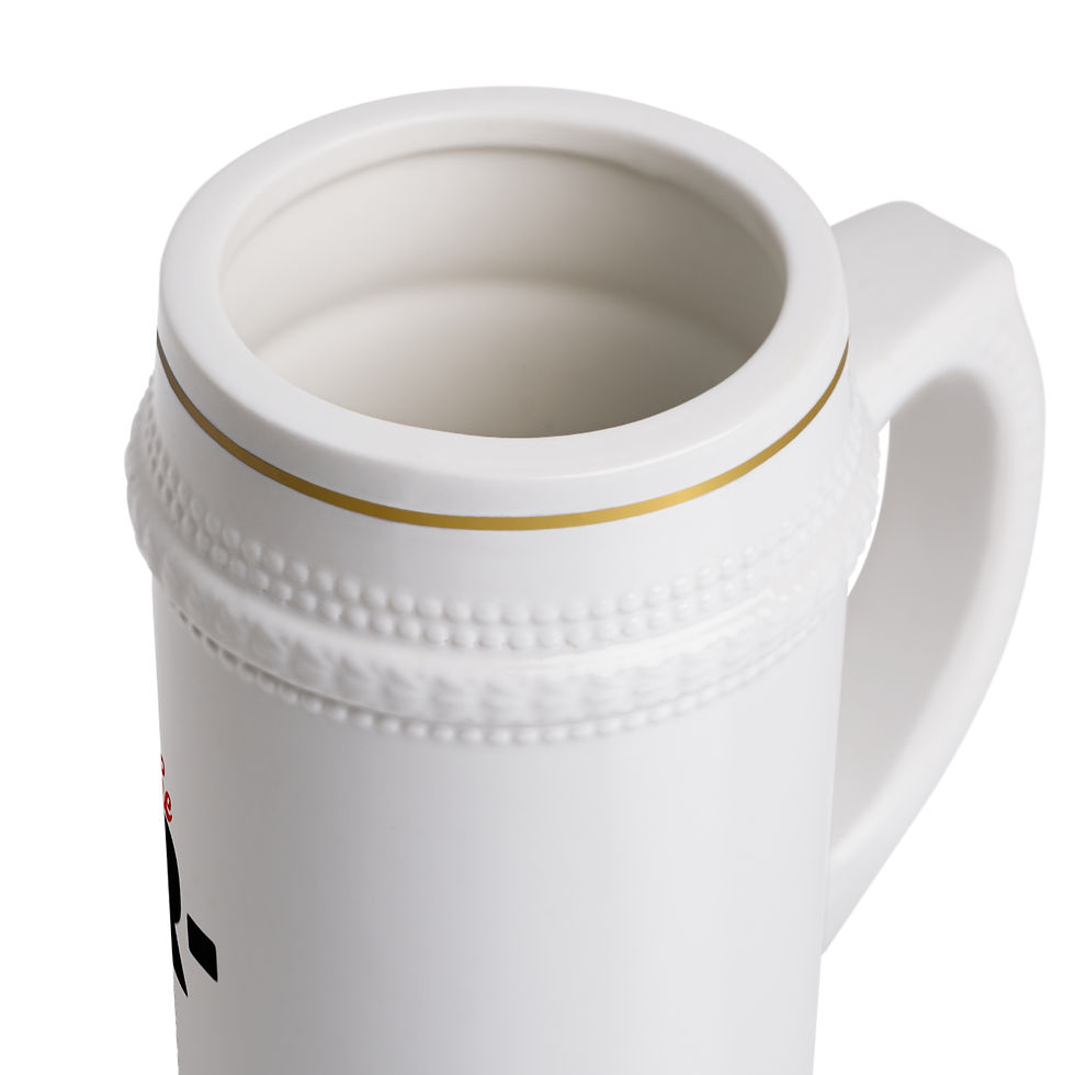 Thumbnail: "Just Here for the Beer-Roll" Stein Mug - Perfect for the after party!