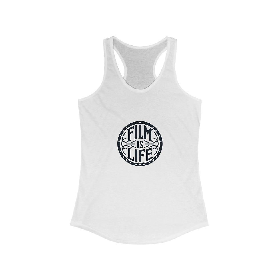 Thumbnail: Film is Life Racerback Tank, Women's Fitness Top. 7 Colors