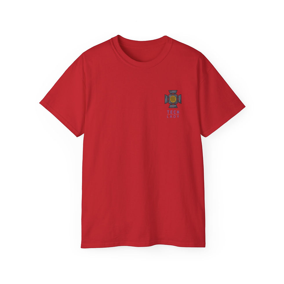 Thumbnail: Lighting Tech Lady Graphic Tee for Lighting Tech's