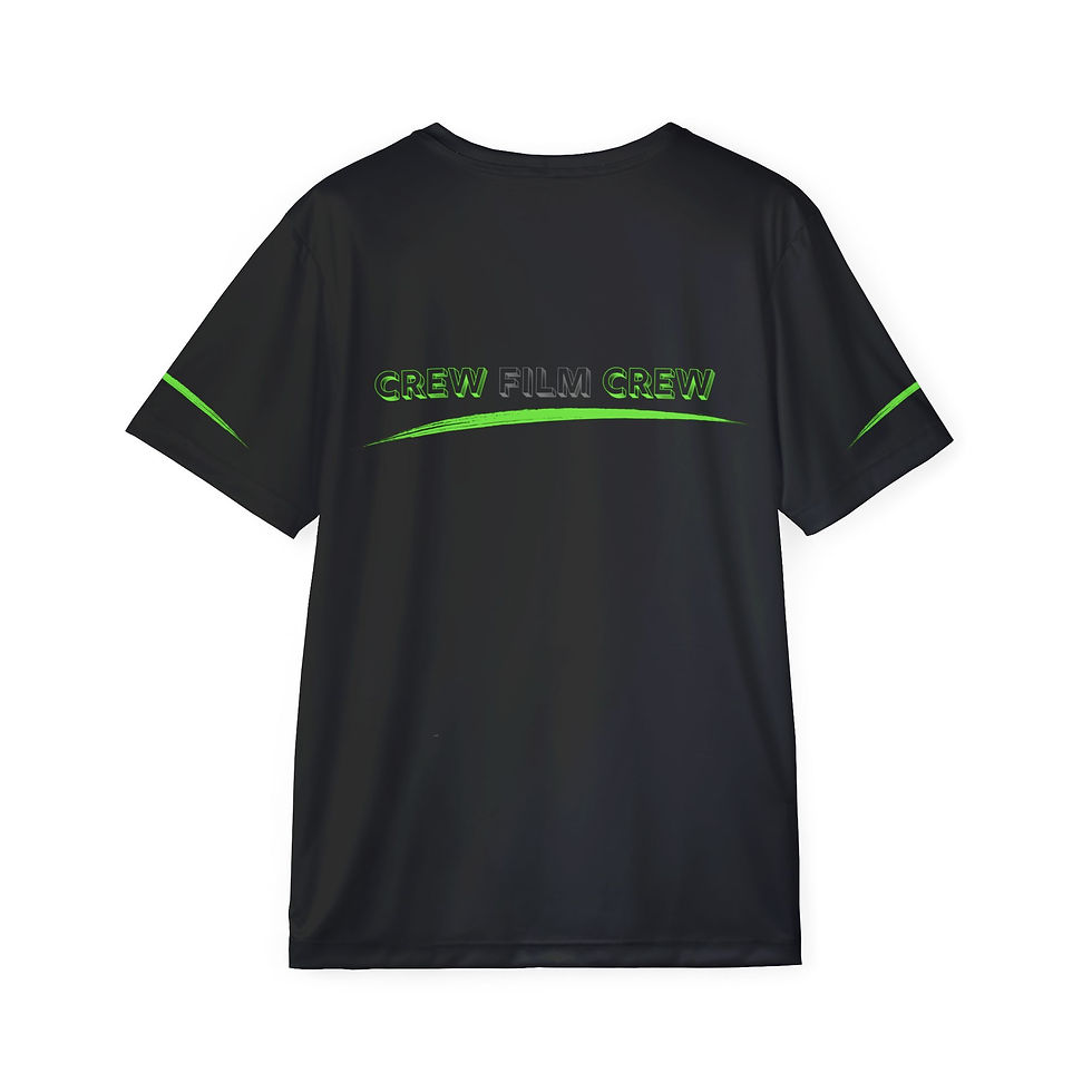 Thumbnail: GREEN LINE FILM CREW // Crew ID Line™  Short Sleeve Moisture Wicking Poly