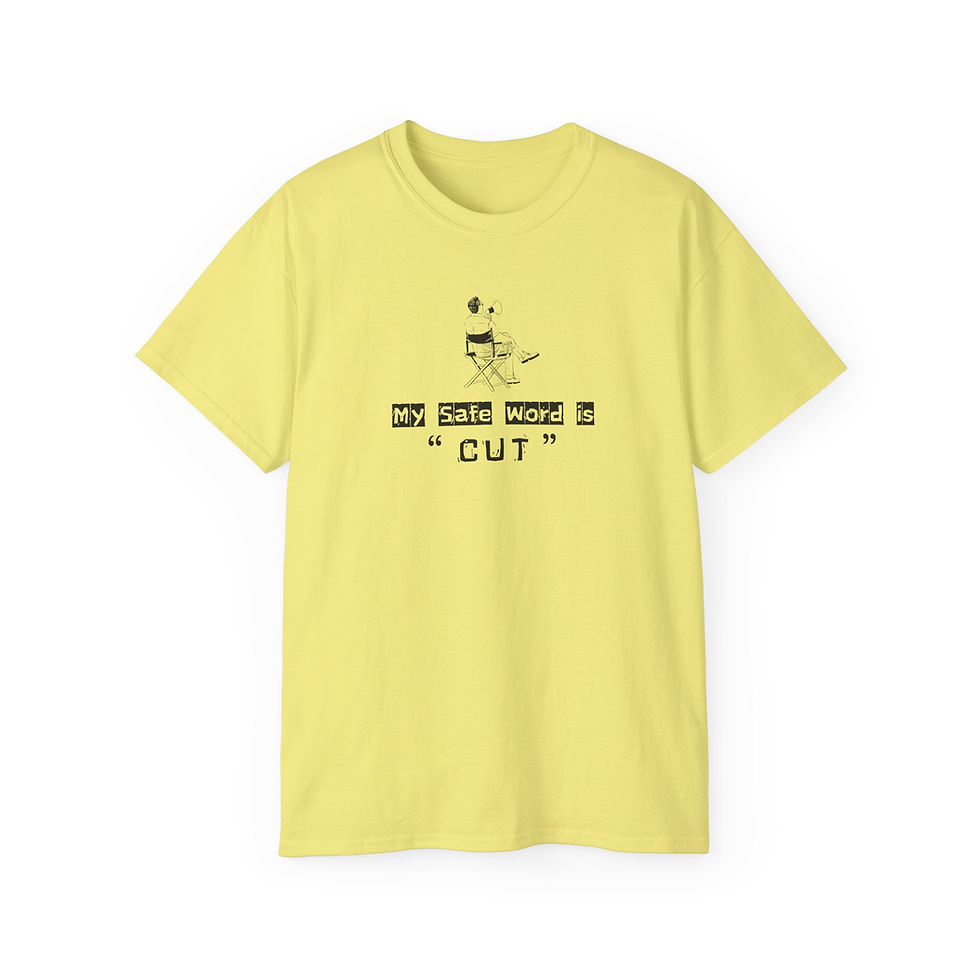 Thumbnail: "My Safe Word is "CUT" Funny Unisex Ultra Cotton Tee 