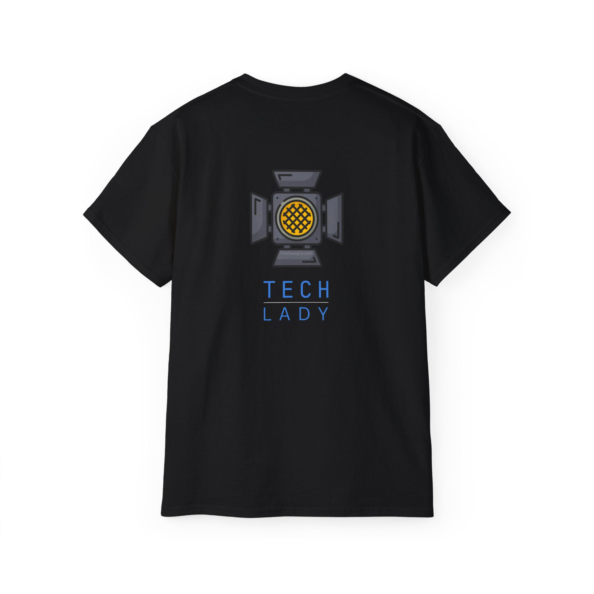Lighting Tech Lady Graphic Tee for Lighting Tech's
