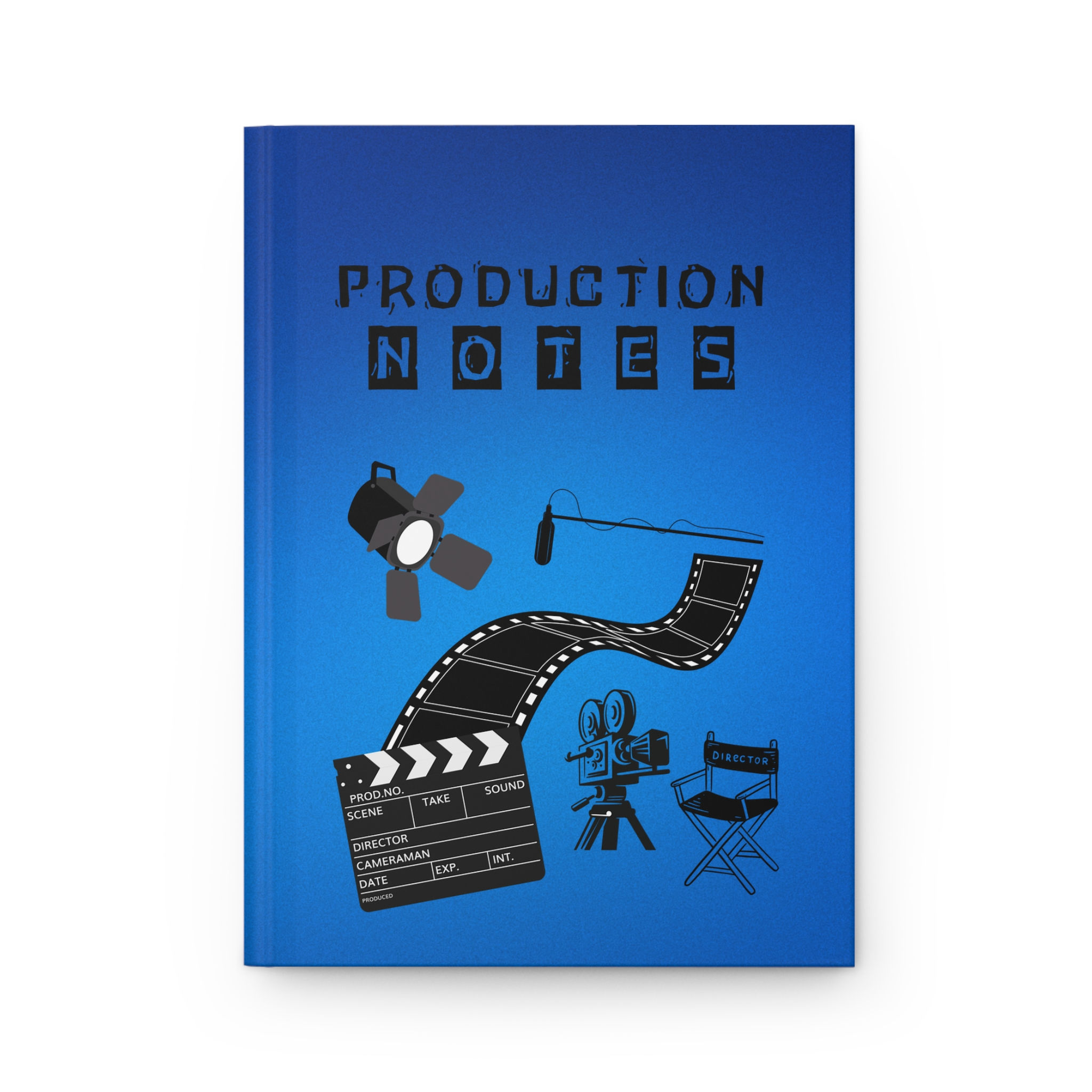 Production Hardcover "Notes" book.  Perfect for Filmmakers and Creatives