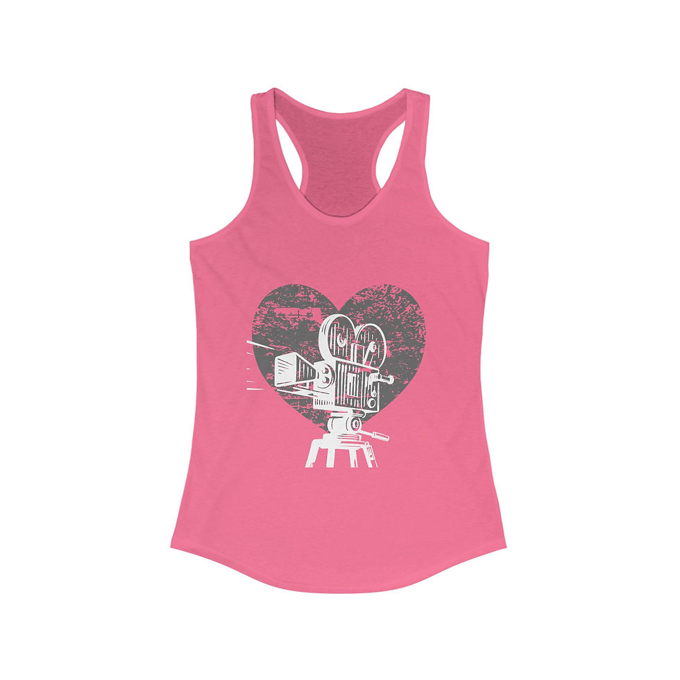 Thumbnail: "Camera Love" Racerback Tank Top. 7 Colors
