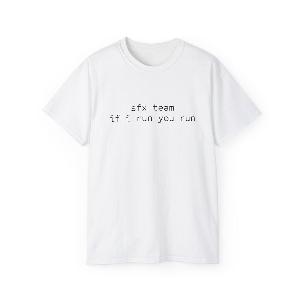 Thumbnail: "SFX Team If I Run You Run" Tee