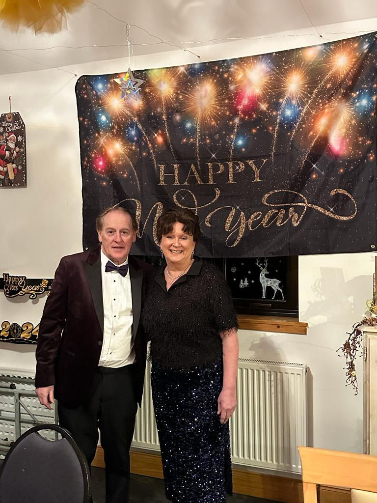 Your hosts Anne and Patrick