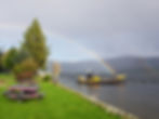 boat with rainbow tables