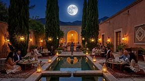 Full Moon Persian Courtyard
