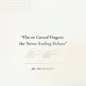 🎹 Flat or Curved Fingers? A False Debate
