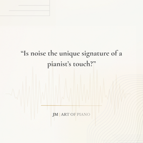 🎹 The Sound of Touch: Playing Noise and Artistic Control