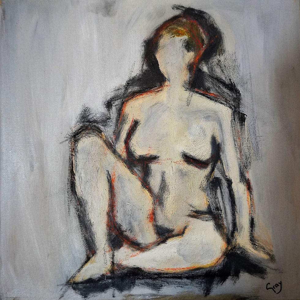 40 x 40 cm, oil on canvas