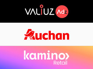 Retail Media : Auchan et Valiuz Adz s’associent à Kamino Retail pour développer et opérer une offre