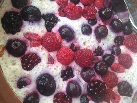 Chia berry pudding