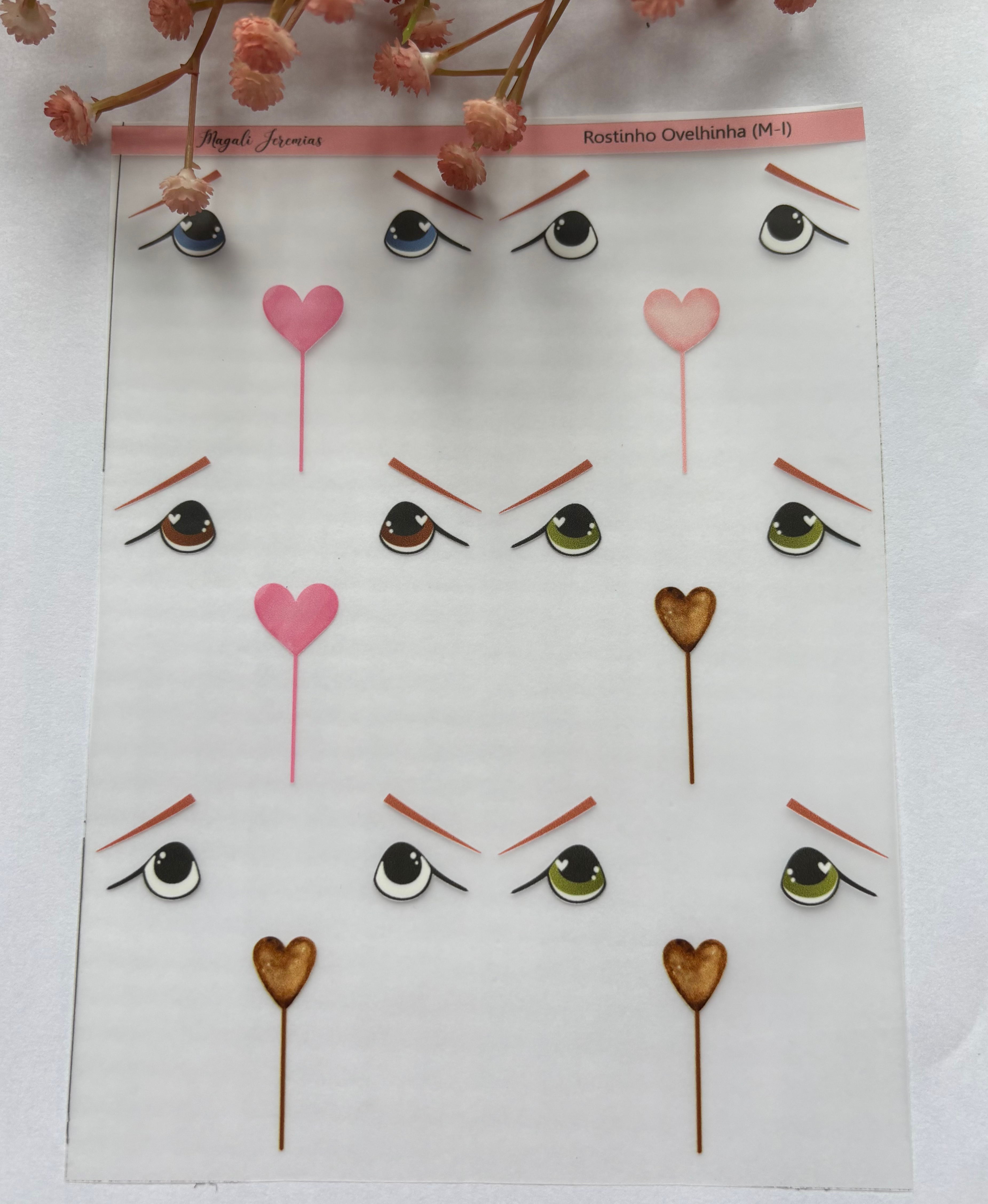 Transfer Rostinho Ovelha (Tamanho G)