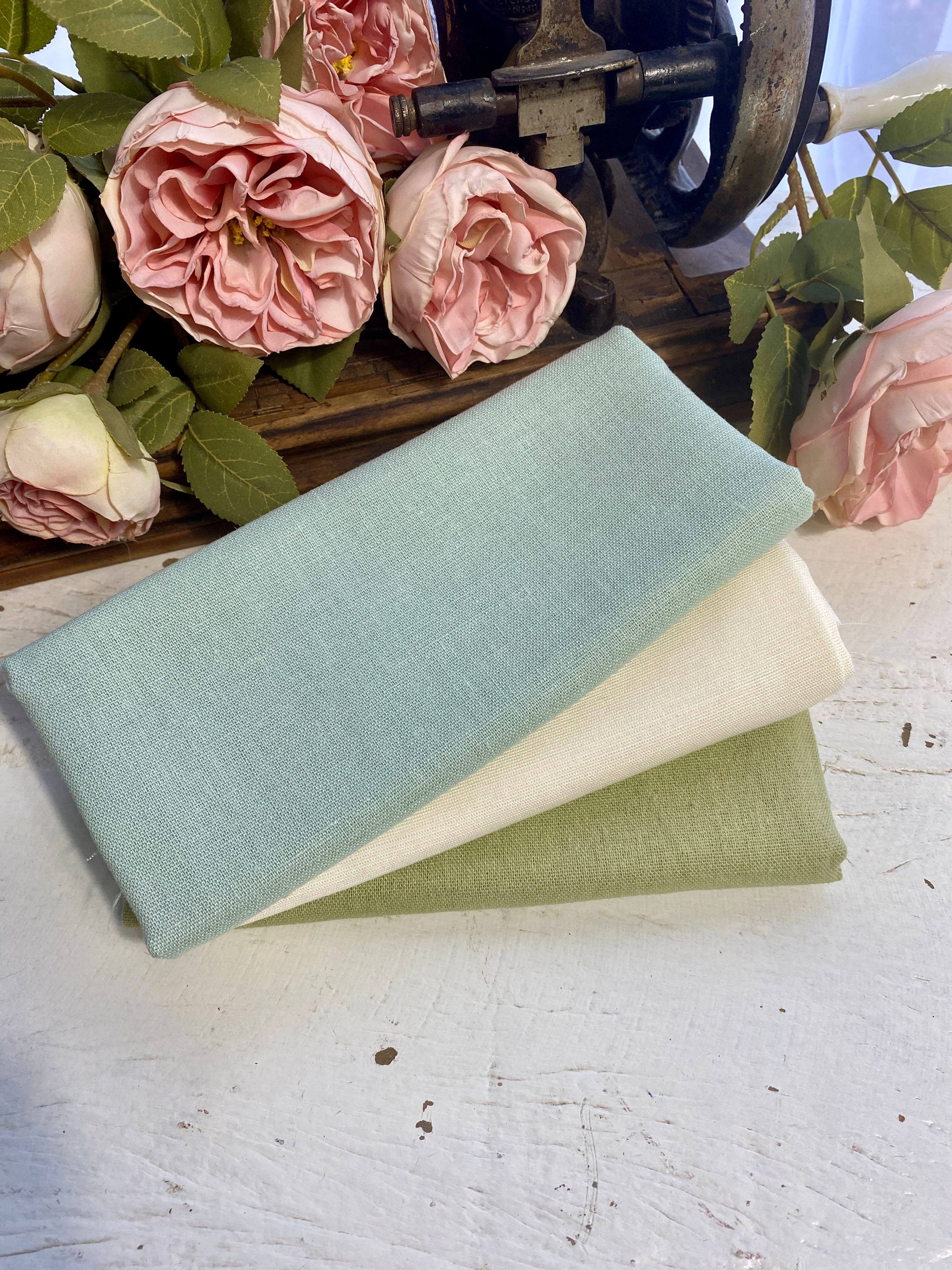 Kit Tecido Linho 03 Cortes - 30cm x 1,50m (cada corte)