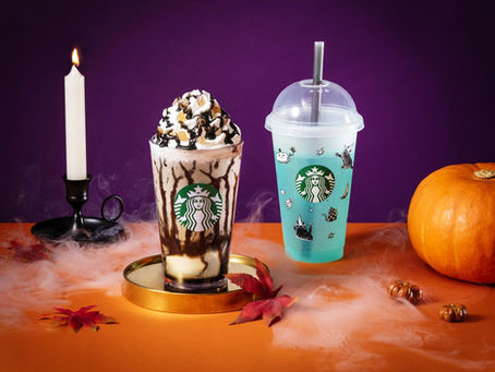 星巴克萬聖節限定「夜幕狂想曲星冰樂」登場!貓咪萌物、楓糖燕麥咖啡、魔法杯款一次收齊!