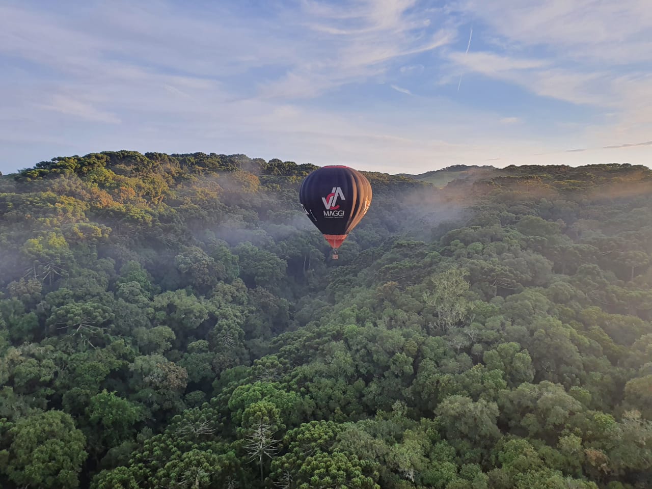 Voo de balão em Cambará do Sul