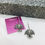 Thumbnail: Oxidised lotus earrings