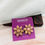 Thumbnail: Blue floral stud earrings 