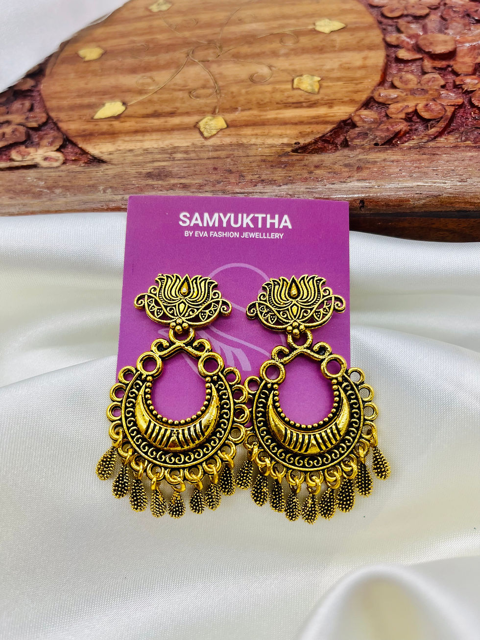 Lotus earrings