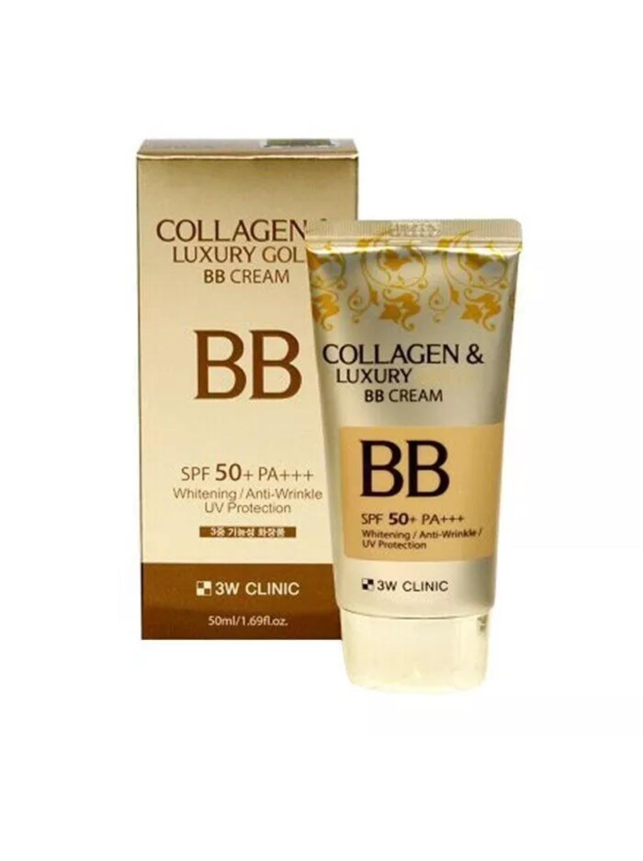 3W CLINIC Collagen & Luxury Gold BB Cream - 50ml SPF50