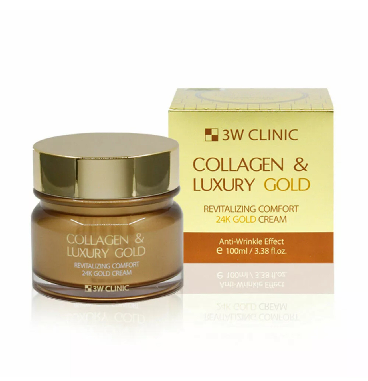 3W Clinic Collagen & Luxury Gold Skin Revitalizing 24K Gold Cream 70 ml